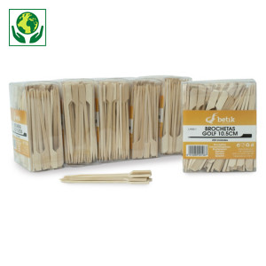Espeto golfe de bambu Espeto golfe de bambu