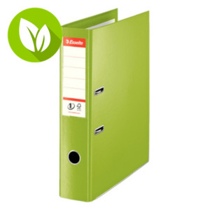 Esselte Nº1 Power Archivador de palanca, Folio, Lomo 75 mm, Capacidad 500 hojas, Cartón recubierto de polipropileno, Verde Esselte Nº1 Power Archivador de palanca, Folio, Lomo 75 mm, Capacidad 500 hojas, Cartón recubierto de polipropileno, Verde