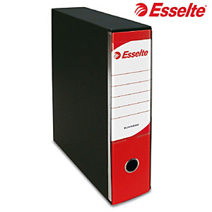 Esselte Business Registratore archivio, Formato Protocollo, Dorso 8 cm, Polipropilene, Rosso Esselte Business Registratore archivio, Formato Protocollo, Dorso 8 cm, Polipropilene, Rosso
