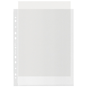 Esselte Busta a foratura universale DeLuxe A4, Finitura antiriflesso, 100% riciclata, Trasparente (confezione 100 pezzi) Esselte Busta a foratura universale DeLuxe A4, Finitura antiriflesso, 100% riciclata, Trasparente (confezione 100 pezzi)