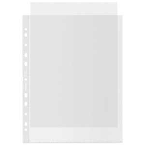 Esselte Busta a foratura universale DeLuxe A4 Finitura antiriflesso, 100% riciclata, Trasparente (confezione 50 pezzi) Esselte Busta a foratura universale DeLuxe A4 Finitura antiriflesso, 100% riciclata, Trasparente (confezione 50 pezzi)