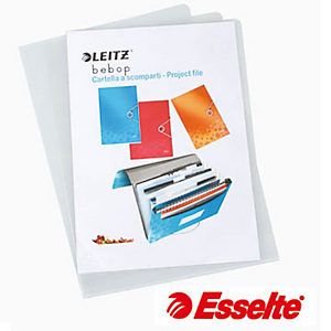 ESSELTE Busta a L De Luxe, 22 x 30 cm (A4), PPL, Spessore Altissimo, Finitura Ruvida, Trasparente (confezione 25 pezzi) ESSELTE Busta a L De Luxe, 22 x 30 cm (A4), PPL, Spessore Altissimo, Finitura Ruvida, Trasparente (confezione 25 pezzi)