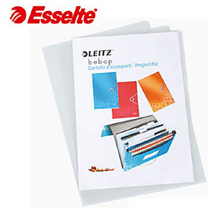Esselte Buste a "L" con finitura goffrata - F.to utile cm 22 x 30 - Spessore micron 90 (confezione 50 pezzi) Esselte Buste a "L" con finitura goffrata - F.to utile cm 22 x 30 - Spessore micron 90 (confezione 50 pezzi)