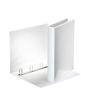 Esselte Carpeta personalizable canguro de 2 anillas de 16 mm para 140 hojas A4 de cartón plastificado blanco Esselte Carpeta personalizable canguro de 2 anillas de 16 mm para 140 hojas A4 de cartón plastificado blanco