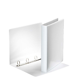 Esselte Carpeta personalizable canguro de 2 anillas de 40 mm para 380 hojas A4 de cartón plastificado blanco Esselte Carpeta personalizable canguro de 2 anillas de 40 mm para 380 hojas A4 de cartón plastificado blanco