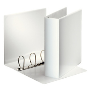 Esselte Carpeta personalizable canguro de 4 anillas de 60 mm para 400 hojas A4 de cartón plastificado blanco Esselte Carpeta personalizable canguro de 4 anillas de 60 mm para 400 hojas A4 de cartón plastificado blanco