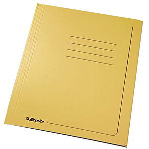 Esselte Cartella manilla a 3 lembi alta capacità, Giallo pastello (confezione 25 pezzi) Esselte Cartella manilla a 3 lembi alta capacità, Giallo pastello (confezione 25 pezzi)