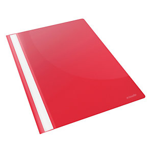 ESSELTE Cartellina ad aghi Report File - con fermafogli - PPL - 21x29,7 cm - rosso