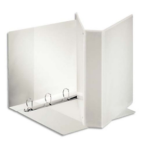 ESSELTE Classeur à couverture personnalisable sur trois faces PP Blanc – dos de 7,5 cm ESSELTE Classeur à couverture personnalisable sur trois faces PP Blanc – dos de 7,5 cm