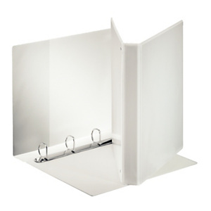 Esselte Classeur personnalisable sur trois faces en Polypropylène blanc – Dos de 4 cm Esselte Classeur personnalisable sur trois faces en Polypropylène blanc – Dos de 4 cm
