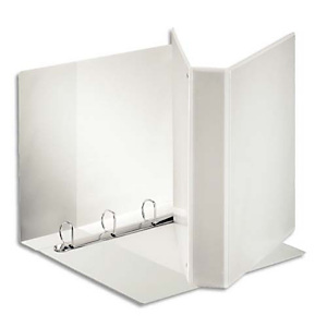 Esselte Classeur personnalisable sur trois faces en Polypropylène blanc – dos de 6,5 cm Esselte Classeur personnalisable sur trois faces en Polypropylène blanc – dos de 6,5 cm