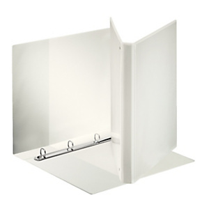 Esselte Display Raccoglitore ad anelli personalizzabile, A4, Dorso 28 mm, Capacità 140 fogli, Cartone, Bianco Esselte Display Raccoglitore ad anelli personalizzabile, A4, Dorso 28 mm, Capacità 140 fogli, Cartone, Bianco