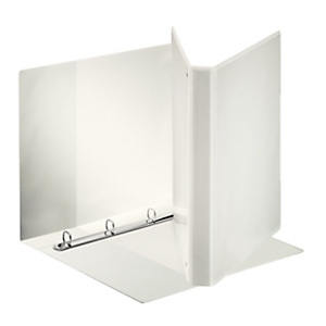 Esselte Display Raccoglitore ad anelli personalizzabile, A4, Dorso 28 mm, Capacità 180 fogli, Cartone, Bianco Esselte Display Raccoglitore ad anelli personalizzabile, A4, Dorso 28 mm, Capacità 180 fogli, Cartone, Bianco