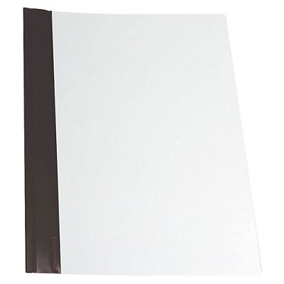 Esselte Dossier fástener metálico, Folio, PVC, 30 hojas, negro - 1