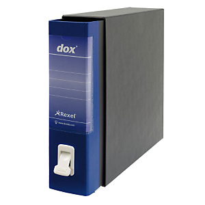 Esselte Dox 2 Classic Registratore archivio, Formato Protocollo, Dorso 8 cm, Cartone, Blu Esselte Dox 2 Classic Registratore archivio, Formato Protocollo, Dorso 8 cm, Cartone, Blu