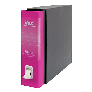 Esselte Dox 2 Classic Registratore archivio, Formato Protocollo, Dorso 8 cm, Cartone, Fucsia Esselte Dox 2 Classic Registratore archivio, Formato Protocollo, Dorso 8 cm, Cartone, Fucsia