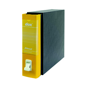 Esselte Dox 2 Classic Registratore archivio, Formato Protocollo, Dorso 8 cm, Cartone, Giallo Esselte Dox 2 Classic Registratore archivio, Formato Protocollo, Dorso 8 cm, Cartone, Giallo