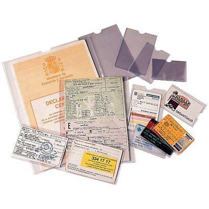 Esselte Funda portacarnet-documentos en PVC, 93 x 138 mm