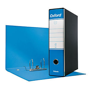Esselte Oxford Registratore archivio, Formato Commerciale, Dorso 8 cm, Cartone, Turchese Esselte Oxford Registratore archivio, Formato Commerciale, Dorso 8 cm, Cartone, Turchese