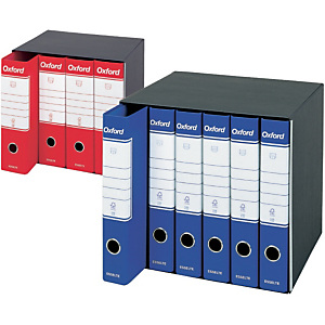 Esselte Oxford Registratore archivio, Formato Protocollo, Dorso 5 cm, Cartone, Blu Esselte Oxford Registratore archivio, Formato Protocollo, Dorso 5 cm, Cartone, Blu