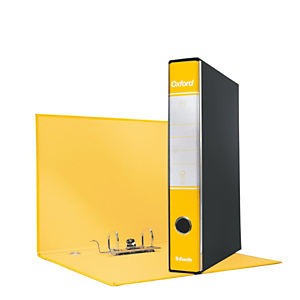 Esselte Oxford Registratore archivio, Formato Protocollo, Dorso 5 cm, Cartone, Giallo Esselte Oxford Registratore archivio, Formato Protocollo, Dorso 5 cm, Cartone, Giallo