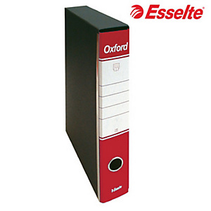 Esselte Oxford Registratore archivio, Formato Protocollo, Dorso 5 cm, Cartone, Rosso Esselte Oxford Registratore archivio, Formato Protocollo, Dorso 5 cm, Cartone, Rosso