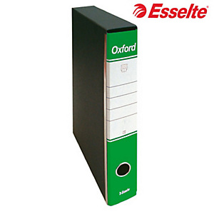 Esselte Oxford Registratore archivio, Formato Protocollo, Dorso 5 cm, Cartone, Verde Esselte Oxford Registratore archivio, Formato Protocollo, Dorso 5 cm, Cartone, Verde