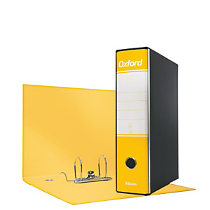Esselte Oxford Registratore archivio, Formato Protocollo, Dorso 8 cm, Cartone, Giallo Esselte Oxford Registratore archivio, Formato Protocollo, Dorso 8 cm, Cartone, Giallo