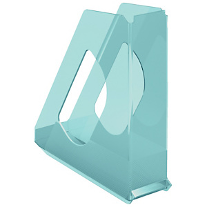 Esselte Portariviste Colour'Ice, Polistirene, 72 x 256 x 260 mm, Blu traslucido Esselte Portariviste Colour'Ice, Polistirene, 72 x 256 x 260 mm, Blu traslucido