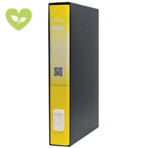 ESSELTE Registratore archivio Dox Classic, Formato Protocollo, Dorso 5 cm, Cartone, Giallo ESSELTE Registratore archivio Dox Classic, Formato Protocollo, Dorso 5 cm, Cartone, Giallo