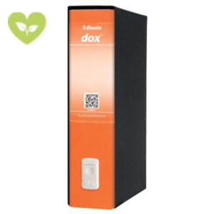 ESSELTE Registratore archivio Dox Classic, Formato Protocollo, Dorso 8 cm, Cartone, Arancio ESSELTE Registratore archivio Dox Classic, Formato Protocollo, Dorso 8 cm, Cartone, Arancio
