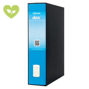 ESSELTE Registratore archivio Dox Classic, Formato Protocollo, Dorso 8 cm, Cartone, Azzurro Capri ESSELTE Registratore archivio Dox Classic, Formato Protocollo, Dorso 8 cm, Cartone, Azzurro Capri