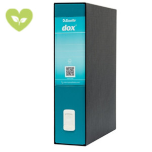 ESSELTE Registratore archivio Dox Classic, Formato Protocollo, Dorso 8 cm, Cartone, Verde Mare ESSELTE Registratore archivio Dox Classic, Formato Protocollo, Dorso 8 cm, Cartone, Verde Mare