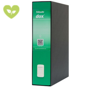 ESSELTE Registratore archivio Dox Classic, Formato Protocollo, Dorso 8 cm, Cartone, Verde ESSELTE Registratore archivio Dox Classic, Formato Protocollo, Dorso 8 cm, Cartone, Verde