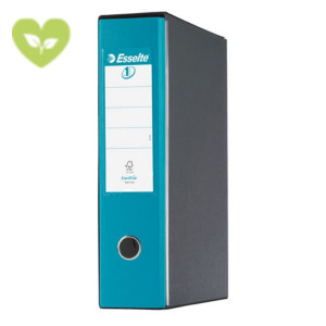 ESSELTE Registratore archivio Eurofile, Formato Protocollo, Dorso 8 cm, Cartone, Turchese ESSELTE Registratore archivio Eurofile, Formato Protocollo, Dorso 8 cm, Cartone, Turchese