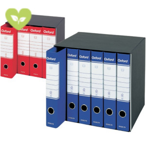 ESSELTE Registratore archivio Oxford, Formato Protocollo, Dorso 5 cm, Cartone, Blu (gruppo 6 pezzi) ESSELTE Registratore archivio Oxford, Formato Protocollo, Dorso 5 cm, Cartone, Blu (gruppo 6 pezzi)
