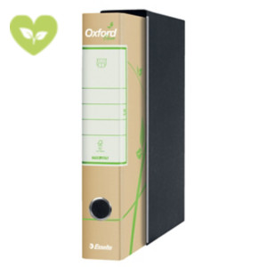 ESSELTE Registratore archivio Oxford Green modello G82, Formato Commerciale, Dorso 5 cm, Cartone, Design Green ESSELTE Registratore archivio Oxford Green modello G82, Formato Commerciale, Dorso 5 cm, Cartone, Design Green