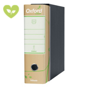 ESSELTE Registratore archivio Oxford Green modello G83, Formato Commerciale, Dorso 8 cm, Cartone, Design Green ESSELTE Registratore archivio Oxford Green modello G83, Formato Commerciale, Dorso 8 cm, Cartone, Design Green