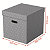 ESSELTE Scatola archivio Cube con coperchio removibile, 32 x 36,5 x 31,5 cm, Grigio (confezione 3 pezzi) - 3