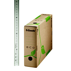 Esselte Scatola Archivio Eco 80, Cartone ondulato 100% riciclato, 80 x 327 x 233 mm, Ocra Esselte Scatola Archivio Eco 80, Cartone ondulato 100% riciclato, 80 x 327 x 233 mm, Ocra