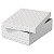 ESSELTE Scatola archivio Medium bassa con coperchio removibile, 26,5 x 36 x 10 cm, Bianco (confezione 3 pezzi) - 2