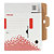 ESSELTE Scatola archivio Speedbox - dorso 10 cm - 35x25cm - bianco e rosso - 5