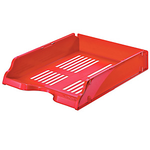 ESSELTE Vaschetta portacorrispondenza Transit - 26x33,6x7,6 cm - rosso - Esselte ESSELTE Vaschetta portacorrispondenza Transit - 26x33,6x7,6 cm - rosso - Esselte
