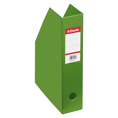 Esselte Vivida Revistero, cartón en PVC, 72 x 318 x 242 mm, verde - 1