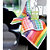 Essuie-mains coton 45 x 60 cm motifs multicolore, lot de 3 - 1