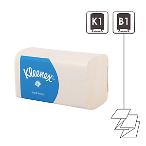Essuie-mains pliés enchevêtrés Kleenex Ultra, lot de 15x186 soit 2790 Essuie-mains pliés enchevêtrés Kleenex Ultra, lot de 15x186 soit 2790