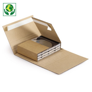 Estuche en cruz para envío con cierre adhesivo Estuche en cruz para envío con cierre adhesivo