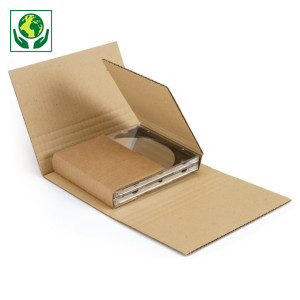 Estuche en cruz para envío CD y DVD