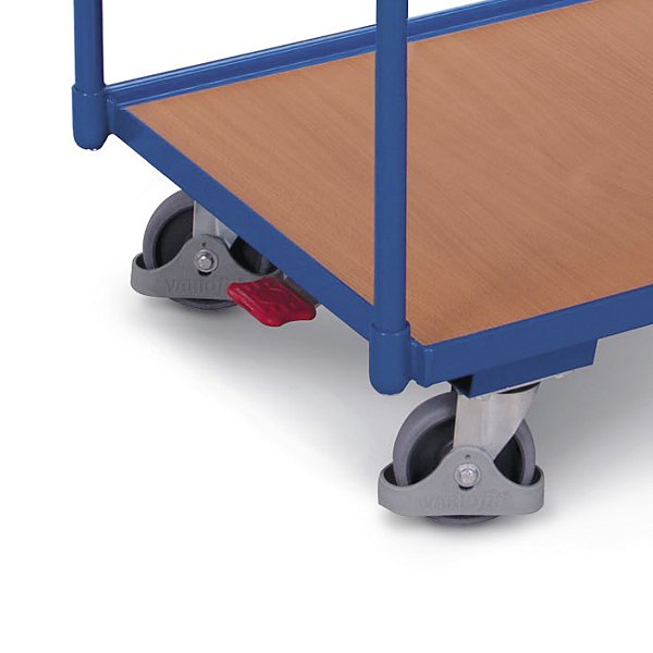 Etagewagen met horizontaal handvat en 3 legborden 1175 x 625 x 850 mm - 2