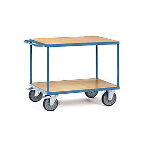 Etagewagen met houten legborden Fetra Etagewagen met houten legborden Fetra